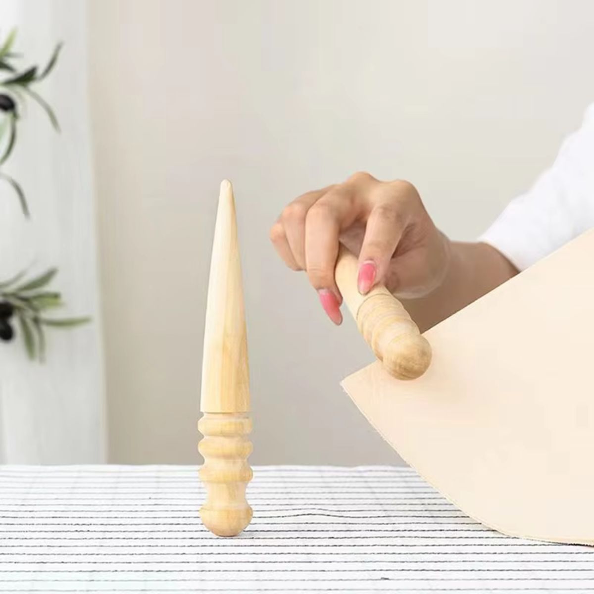 Professional Wood Leather Edge Burnisher